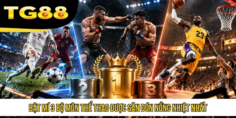 Bật mí 3 bộ môn thể thao được săn đón nồng nhiệt nhất