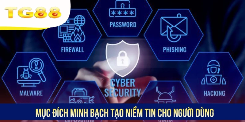 Mục đích minh bạch tạo niềm tin cho người dùng